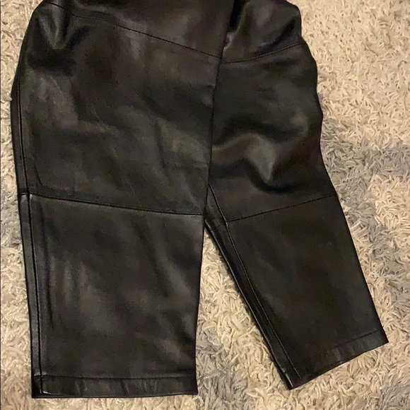 ASOS Leather Paperbag High Waist Pant - Picture 10 of 11